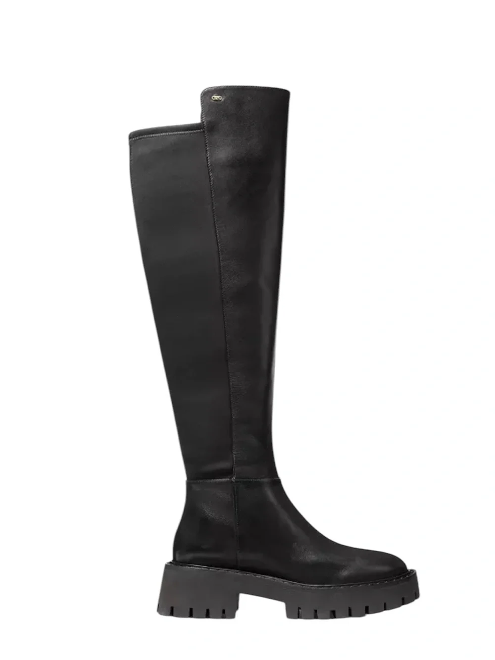 New Michael Kors Women’s Genuine Leather Asher Tall Boots Block Heel Fall Winter